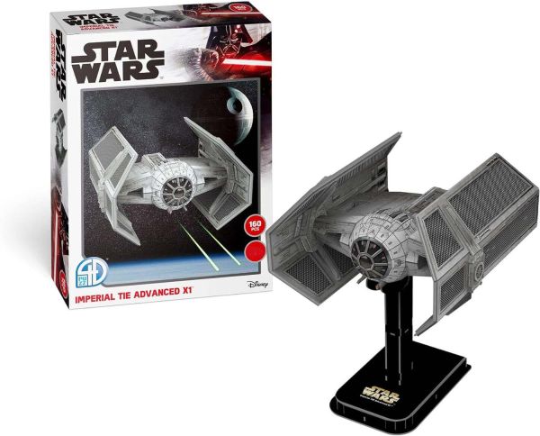 Star Wars Imperial Tie Advanced X Quebra Cabe A D Revell Na