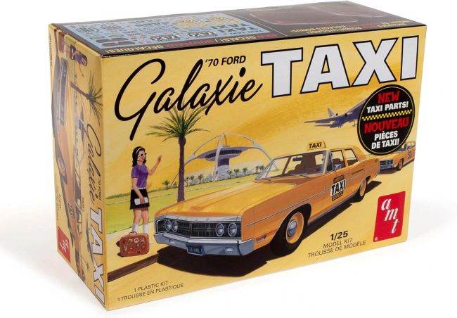 11970 Ford Galaxie Taxi 1/25 Kit de montar AMT 1243