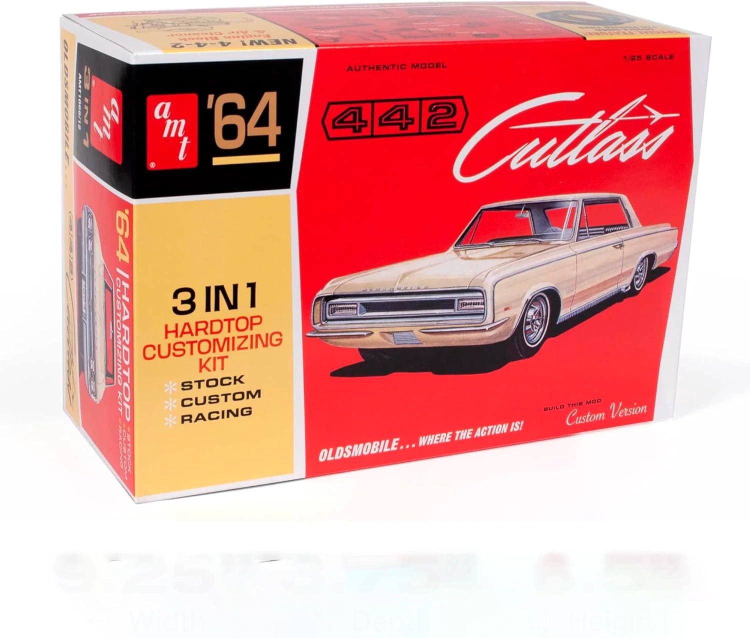 1964 Oldsmobile Cutlass 442 Hardtop 1/25 Kit de montar AMT 1066