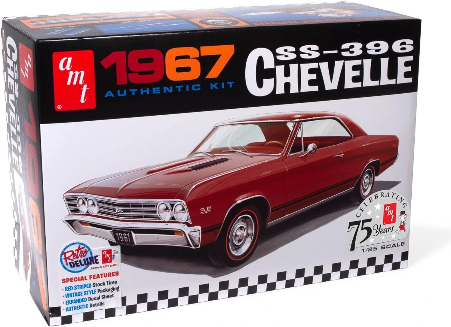 1967 Chevelle SS 396 1/25 Kit de montar AMT 1388