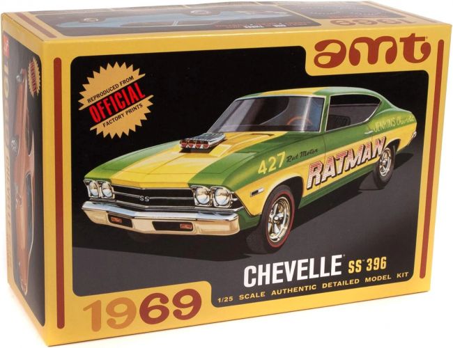 1969 Chevelle SS 396 1/25 Kit de montar AMT 1138