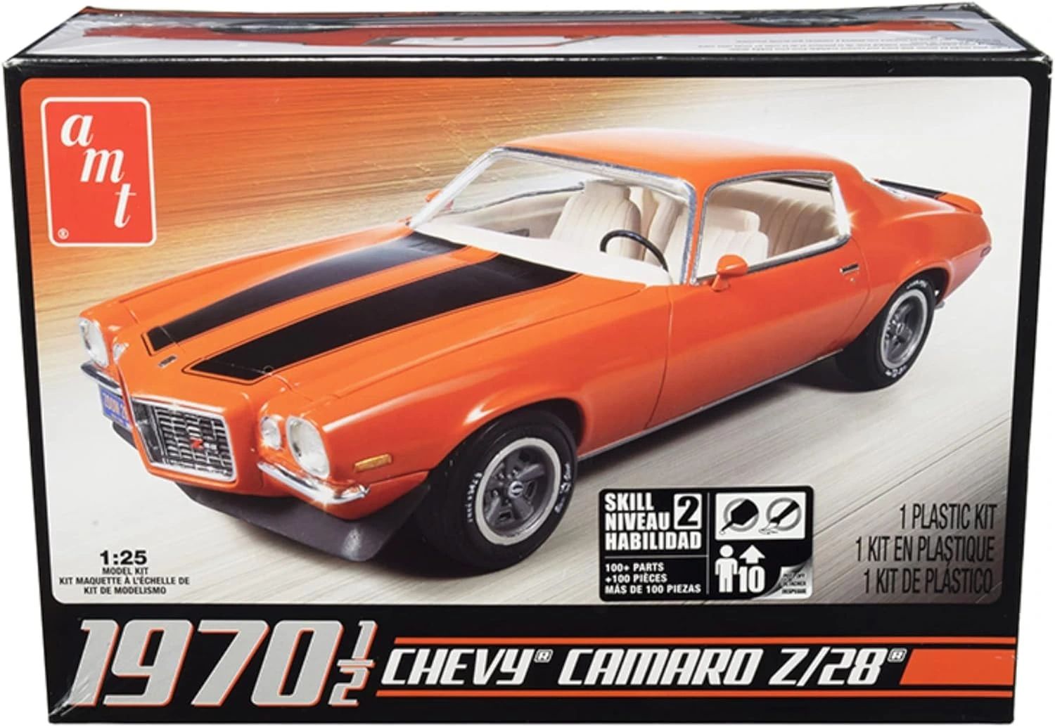 1970 1/2 Chevy Camaro Z28 1/25 Kit de montar AMT 635