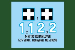  44M TAS ROHAMLOVEG 1/35 Kit de Montar Hobby Boss 83898