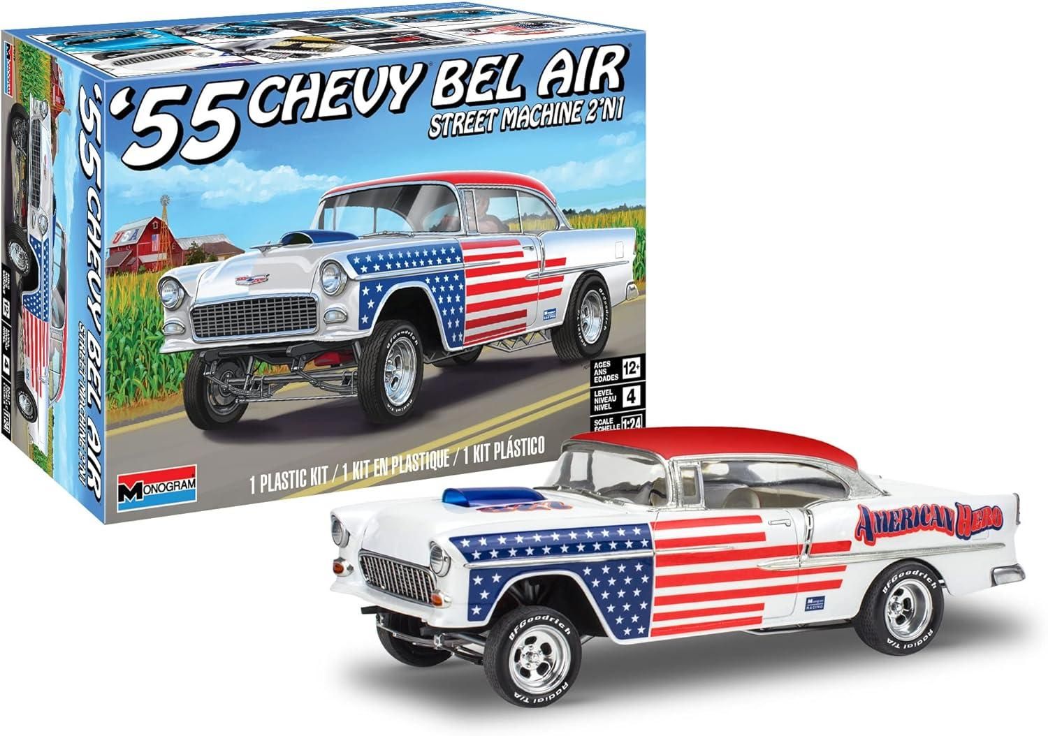 55 Chevy Bel Air Street Machine 1/24 Kit Para montar Revell 14519