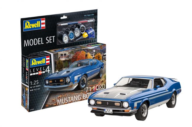 71 Ford Mustang Boss 351 - 1/25 Kit De Montar Revell 67699