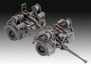 8-8 CM FLAK 37 + SD.ANH.202 -Canhão antiaéreo Flak  1/72 Revell 03325