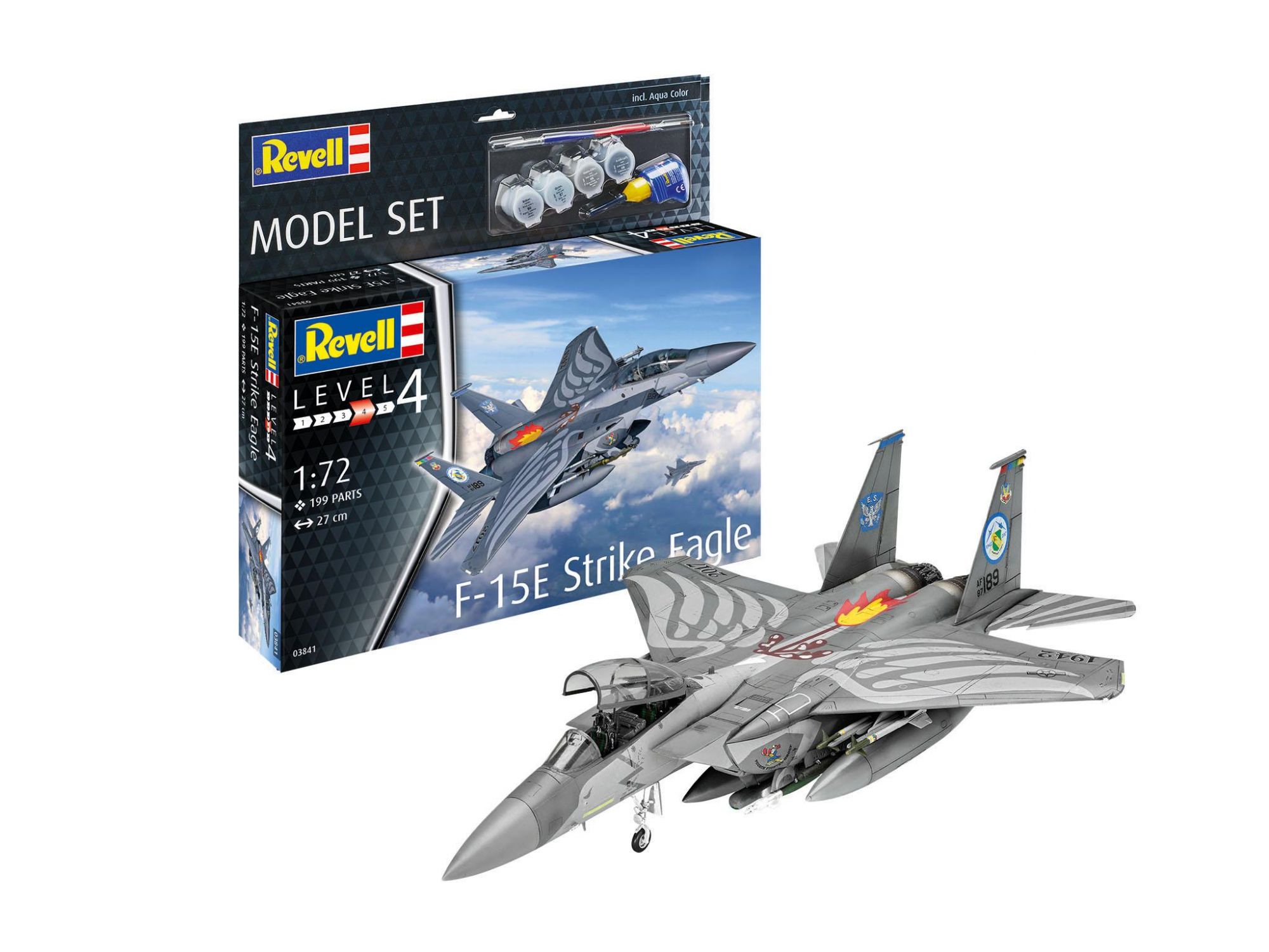 Águia de Ataque F-15E 1/72 Kit de Montar Revell 63841