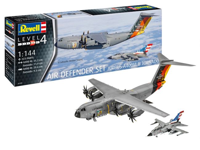 Air Defender (Airbus A400M - Tornado) 1/144 Kit de Montar Revell 03789