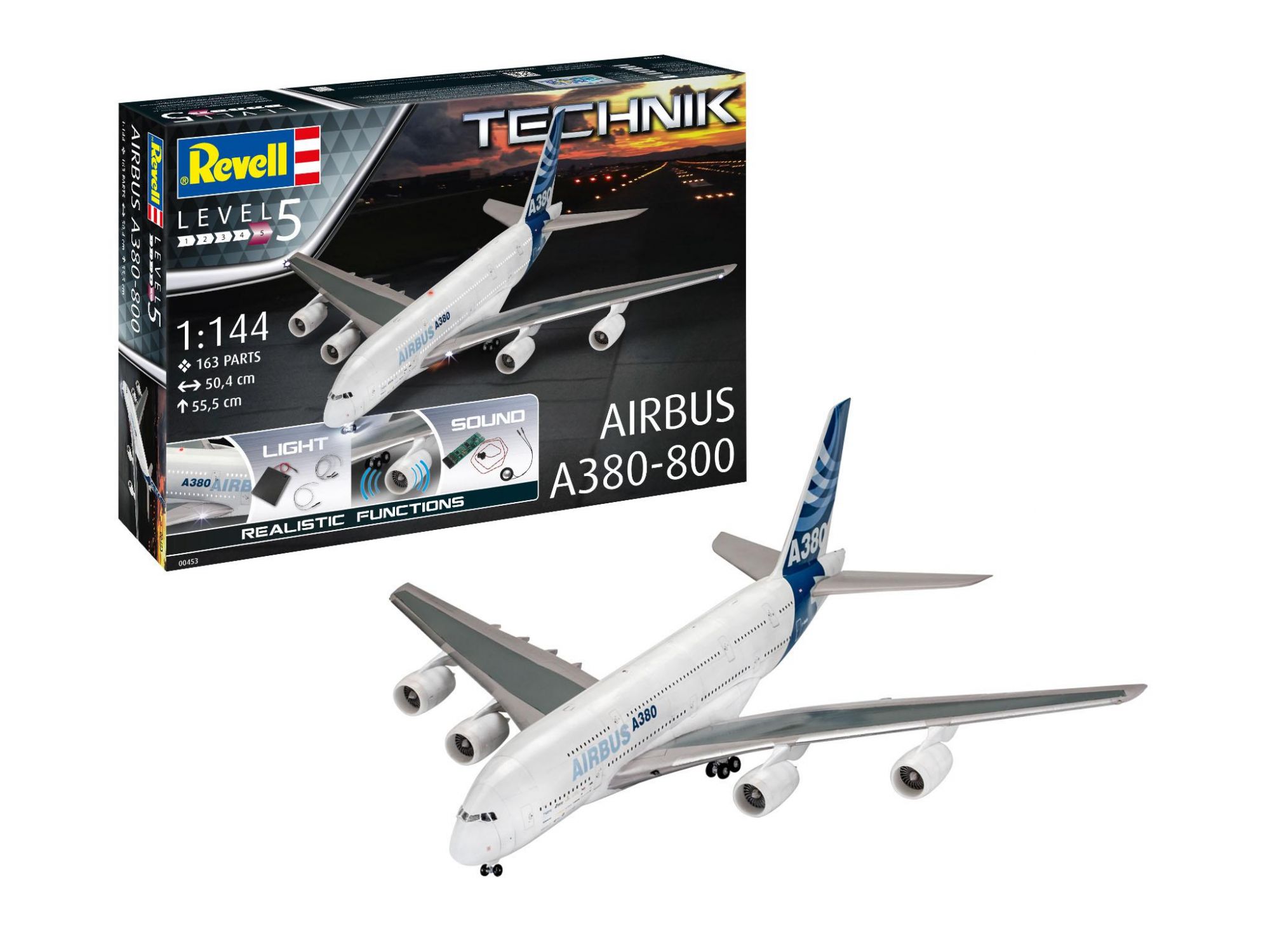 Airbus A380-800 - Technik - 1/144 Kit De Montar Revell 00453