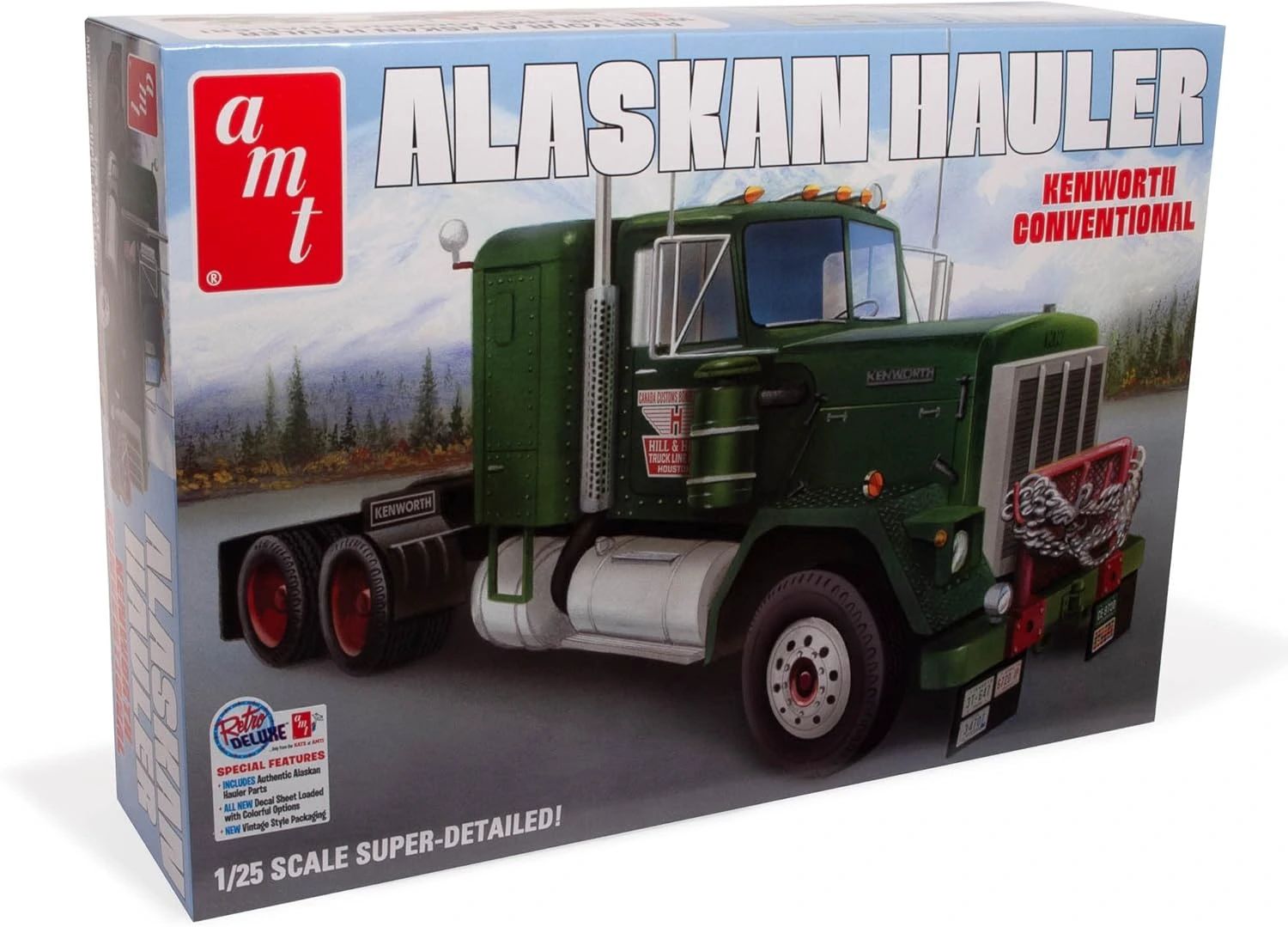 Alaskan Hauler Kenworth Conventional 1/25 Kit de montar AMT 1339/06