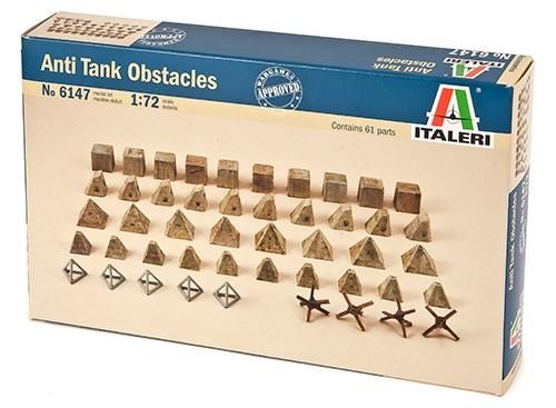 Anti Tank Obstacles 1/72 Kit De Montar Italeri 6147