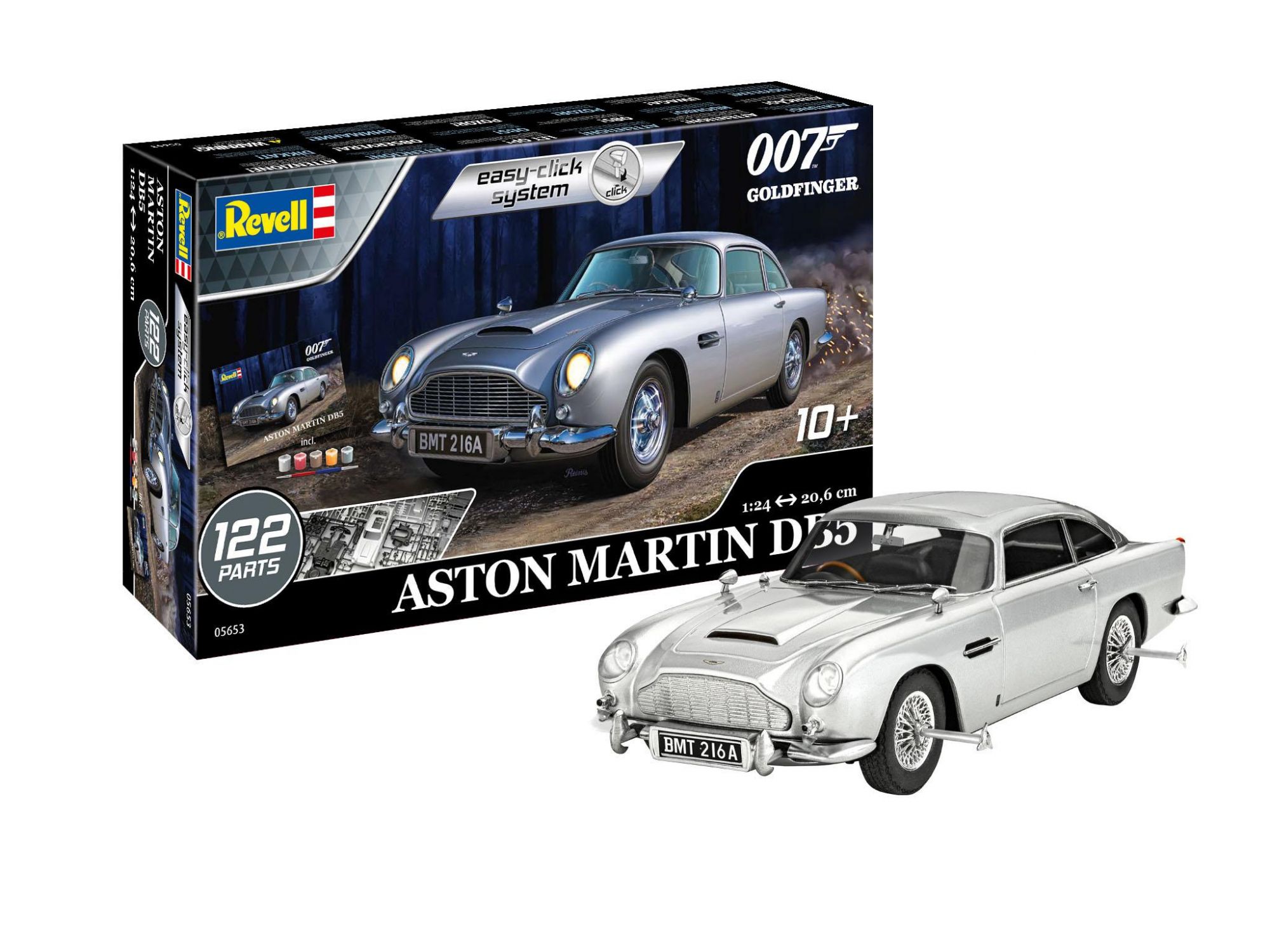 Aston Martin Db5 James Bond 007 Goldfinger 1/25 Revell 05653