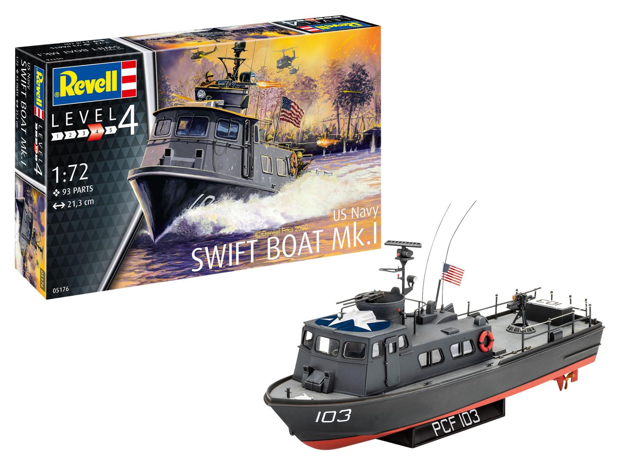 Barco SWIFT Mk.I da Marinha dos EUA  - 1/72  Kit Para Montar Revell 05176