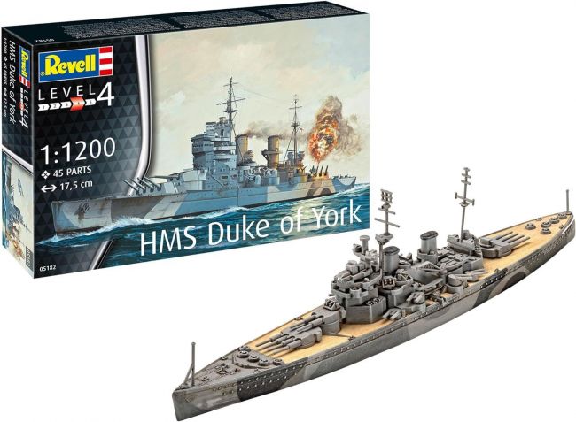 Battleship HMS Duke of York  1/1200 Kit Revell 05182