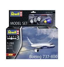 Boeing 737-800 Escala 1/288 kit de Montar Revell 63809