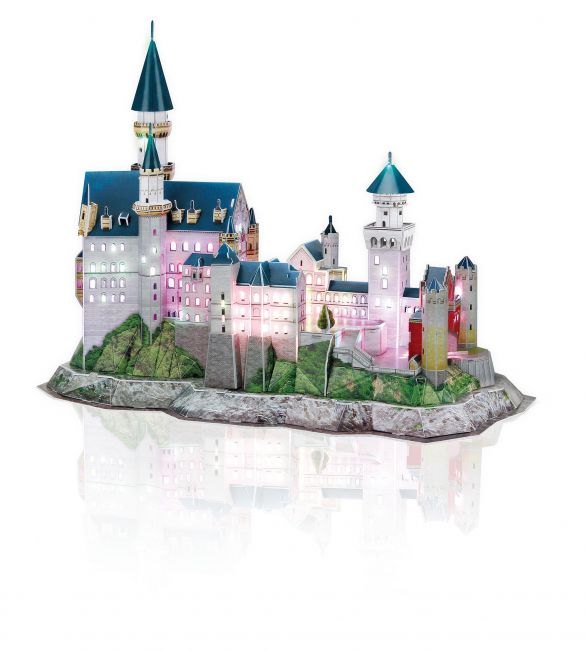 Castelo de Neuschwanstein como um quebra-cabeça 3D Revell 00151 