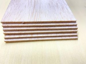 Chapa de Madeira Balsa 2.3mm X 7.9cm x 50cm lote com 6 unidades