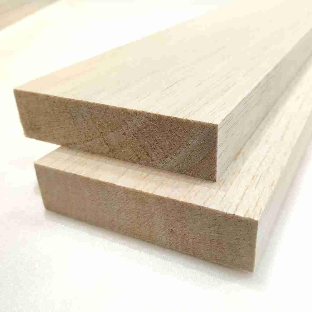 Chapa de madeira balsa 8.0mm X 7.5cm x 30cm lote de 1 unidade