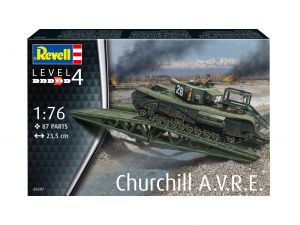 Churchill Avre Kit Plastico 1/76 Para Montar Revell 03297