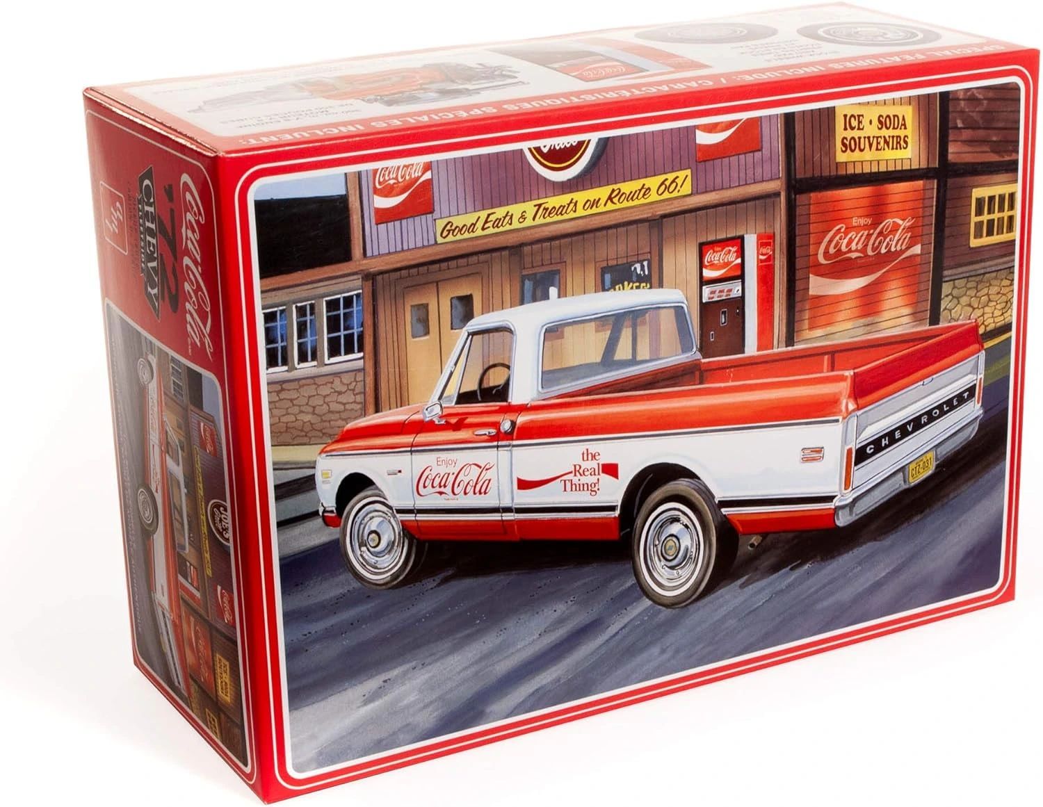 Coca-Cola 1972 Chevy Fleetside 1/25 Kit de montar AMT 1231