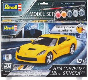 Corvette Stingray 2014 - 1/25 - Easy-click  kit Para Montar Revell 67449