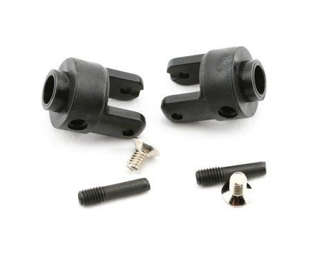 TRA 4628R Differential Output Yokes Black (2) Traxxas