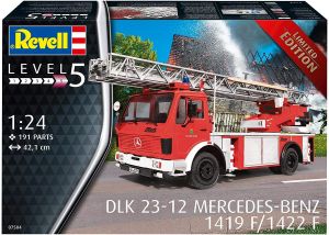 DLK 23-12 Mercedes-Benz 1419/1422 Fire Engine 1/24 Bombeiro Kit Para Montar Revell 07504