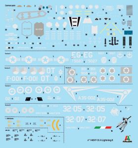 F-35 A LIGHTNING II 1/72 Kit de Montar Italeri 1409