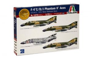 F-4 C/d/j Phantom Ii Aces Usaf-Us Navy Vietnam Aces - 1/72 Kit Para Montar Italeri 1373 