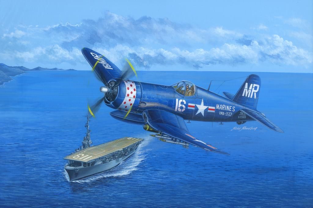 F4U-4B Corsair  1/48 Kit de montar Hobby Boss 80388