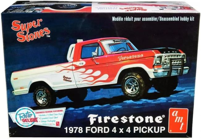 Firestone 1978 Ford 4x4 Pickup 1/25 Kit de montar AMT 858