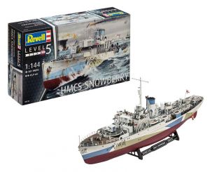 Revell 05132 Flower Class Corvette Hmcs Snowberry - 1/144 Kit para Montar