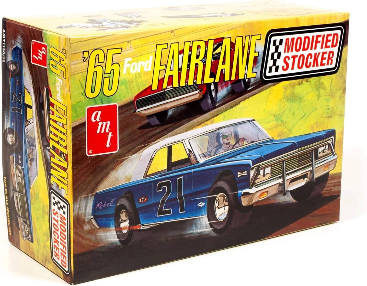 Ford Fairlane '65 Stocker modificado 1/25 Kit de montar AMT 1190