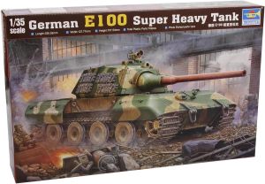 German Entwicklungsfahrzeug E 100 Tank 1/35 Kit  Trumpeter 00384