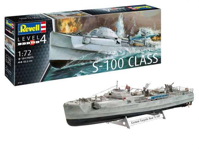 German Fast Attack Craft S-100 - 1/72 Kit de Montar Revell 05162