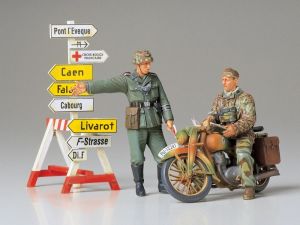 German Motorcycle Dkw Orderly Set 1/35 Kit Tamiya 35241