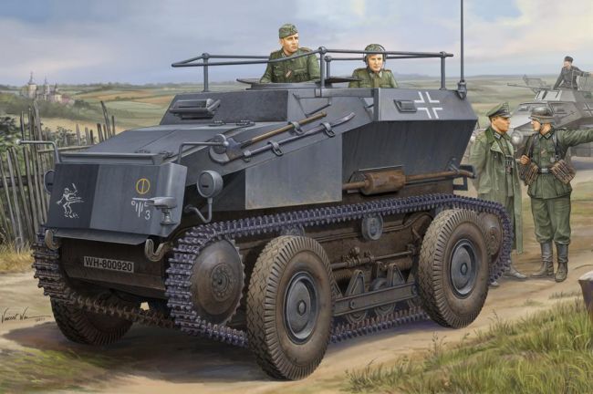 German Sd.Kfz.254 Tracked Armoured Scout Car 1/35 Kit Hobby Boss 82491