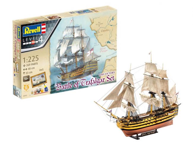 Gift-Set Victory - Batalha De Trafalgar - 1/225 Kit para montar Revell 05767