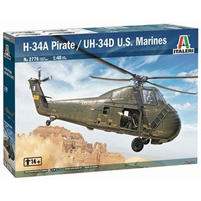 H-34A Pirate / UH-340 Marines 1/48 Kit de Montar Italeri 2776