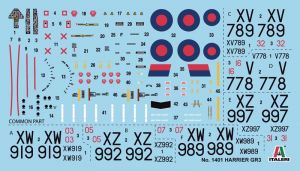 Harrier Gr.3  Guerra Das Malvinas 1/72 kit de Montar 1401