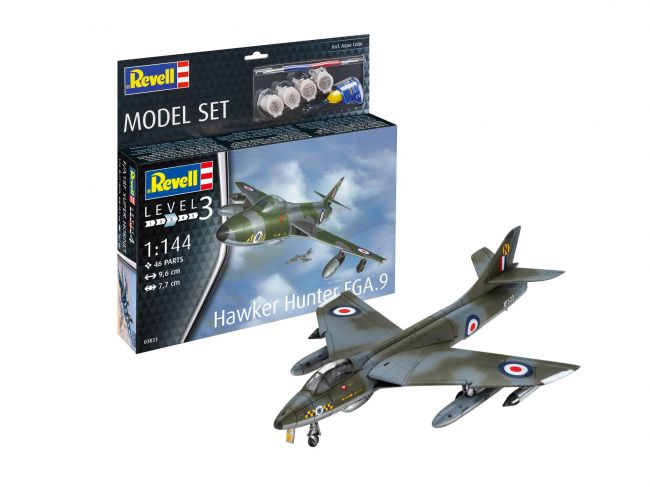 Hawker Hunter FGA.9 1/72 Kit de Montar Revell 63833