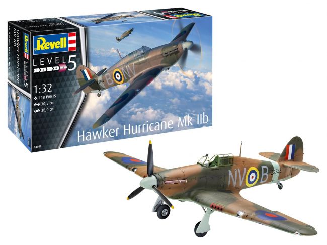 Hawker Hurricane Mk IIb - 1/32 Kit de Montar Revell 04968