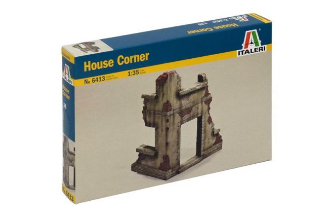 House Corner 1/35 Kit De Montar Italeri 6413