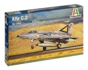 Italeri 1408 Kfir C.2 - Mirage Iii/5 - 1/72 Kit Para Montar