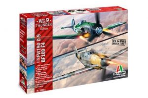 Italeri 35101 War Thunder - Kit C/dois Modelos - Messerschmitt Bf109 & Focke-Wulf Fw-190 D9 - 1/72