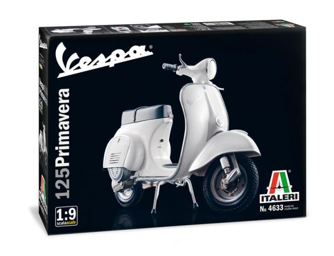 VESPA 125 PRIMAVERA 1/9 kit Para Montar Italeri 4633