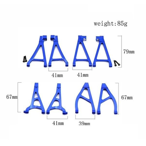 Kit de bandejas em aluminio da Traxxas Revinho 1/16 (8 peças)