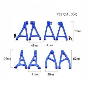 Kit de bandejas em aluminio da Traxxas Revinho 1/16 (8 peças)