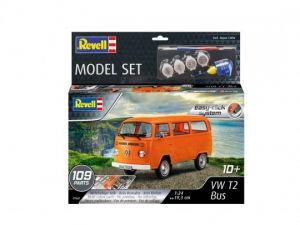 Kombi VW T2 Bus - 1/24 Easy-click Kit Para montar Revell 67667