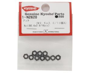 Kyosho 1-N2620 Porca de aço 2.6x2.0mm (10)